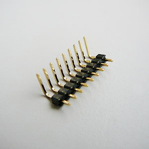 20012WMR2-X-X-X 2.0 mm Single Row Male Right Angle Header